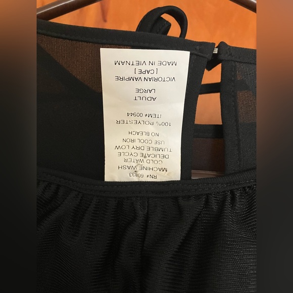 Classic Anthony Richards Maxi Dress Size 10 & Victorian Vampire Cape Size L - Picture 7 of 9